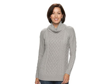 Women's Croft & Barrow(R) Cable-Knit Cowlneck Sweater   $24.99