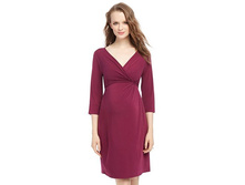 Maternity Oh Baby by Motherhood(TM) Faux-Wrap Dress   $24.00