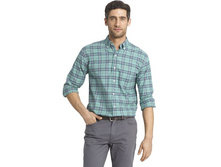 Men's IZOD Saltwater Classic-Fit Plaid Oxford Button-Down Shirt   $29.99