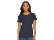 Women's Croft & Barrow(R) Essential Crewneck Tee   $7.99