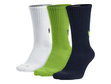 Men's Nike 3-pack Dri-FIT Swoosh HBR Performance Crew Socks  $15.00