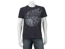 Men's Star Wars Falcon Plans Tee   $7.99