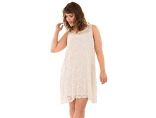 Juniors' Plus Size Wallflower Lace Swing Dress   $18.99