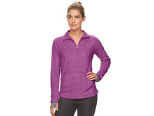Women's Tek Gear(R) Microfleece Half-Zip Mockneck Top  $9.99