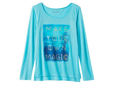 Girls 7-16 & Plus Size Mudd(R) High-Low Raw-Edge Graphic Tee   $8.99 - $14.99