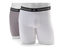 Men's adidas 2-pack ClimaLite Athletic Stretch Boxer Briefs   $17.60