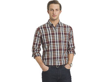 Men's Arrow Classic-Fit Madras-Plaid Button-Down Shirt   $19.99