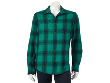 Men's Urban Pipeline(R) Plaid Flannel Button-Down Shirt   $12.99