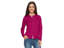 Women's Croft & Barrow(R) Solid Button-Front Cardigan   $12.99