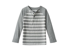 Toddler Boy Jumping Beans(R) Raglan Long Sleeve Striped Henley Tee   $6.99