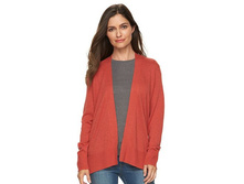 Women's Croft & Barrow(R) Essential Open Front Cardigan   $19.99