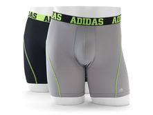 Men's adidas 2-pack ClimaCool Solid Boxer Briefs   $22.40