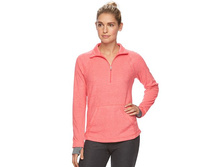 Women's Tek Gear(R) Microfleece Half-Zip Mockneck Top  $9.99