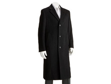 Men's Jean-Paul Germain Classic-Fit Sander 45-in. Wool-Blend Top Coat   $160.00 - $180.00