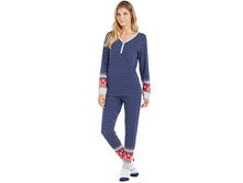 Women's Cuddl Duds Pajamas: Winter Wonderland 3-Piece Henley Pajama Set with CUDDL DUDS socks  $34.99