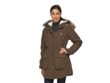 Women's Apt. 9(R) Hooded Faux-Fur Anorak Parka   $79.99