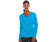 Women's Tek Gear(R) Microfleece V-Neck Sweatshirt  $7.99