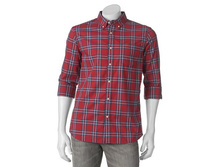 Men's SONOMA Goods for Life(TM) Modern-Fit Plaid Poplin Button-Down Shirt   $21.99