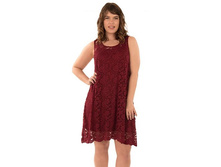 Juniors' Plus Size Wallflower Lace Swing Dress   $18.99