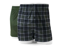 Men's Croft & Barrow(R) 2-pack Solid & Patterned Microfiber Boxers  $20.80