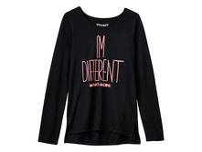 Girls 7-16 & Plus Size Mudd(R) High-Low Raw-Edge Graphic Tee   $8.99 - $14.99