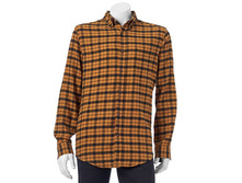 Men's Croft & Barrow(R) Slim-Fit Plaid Flannel Button-Down Shirt   $9.99