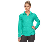 Women's Tek Gear(R) Microfleece Half-Zip Mockneck Top  $9.99