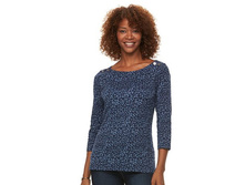 Women's Croft & Barrow(R) Button Top   $14.99