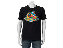 Men's Melted Rubik's Cube Graphic Tee   $7.99