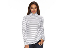 Women's Croft & Barrow(R) Turtleneck Top  $7.99