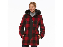 Women's Apt. 9(R) Hooded Wool Blend Anorak Jacket   $89.99