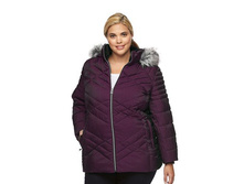 Plus Size ZeroXposur Colleen Hooded Puffer Jacket   $79.99