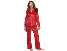 Women's Croft & Barrow(R) Pajamas: Minky Fleece PJ Set   $19.99