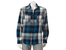 Men's Urban Pipeline(R) Plaid Flannel Button-Down Shirt   $12.99