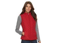 Women's Croft & Barrow(R) Classic Quilted Vest   $21.99
