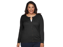 Plus Size Croft & Barrow(R) Button-Front Cardigan  $14.99
