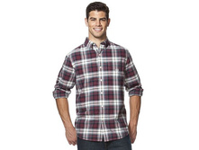 Men's Chaps Classic-Fit Oxford Checked Button-Down Shirt   $19.99