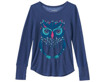 Girls 7-16 & Plus Size Mudd(R) Thumbhole Long Sleeve Thermal Graphic Tee   $8.99 - $9.99
