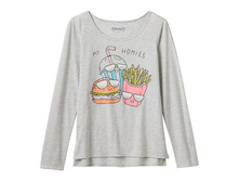Girls 7-16 & Plus Size Mudd(R) High-Low Raw-Edge Graphic Tee   $8.99 - $14.99