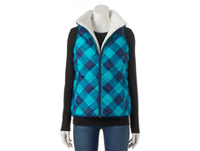 Juniors' SO(R) Sherpa Lined Puffer Vest   $23.99