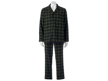 Men's Plaid Flannel Pajama Set   $25.00