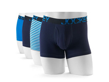 Men's Jockey 3-pack + 1 Bonus Blend Low-Rise Performance Stretch Boxer Briefs   $32.00