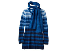 Girls 7-16 It's Our Time Marled Ombre Sweater Tunic with Scarf   $26.40 - $27.60