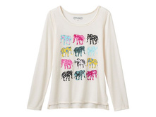 Girls 7-16 & Plus Size Mudd(R) High-Low Raw-Edge Graphic Tee   $8.99 - $14.99