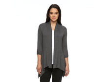 Women's AB Studio Shark-Bite Hem Open-Front Cardigan  $21.99