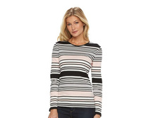 Women's Croft & Barrow(R) Classic Crewneck Tee  $7.99