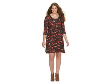 Juniors' Plus Size About A Girl Graphic Swing Dress   $14.99