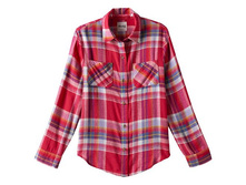 Girls 7-16 & Plus Size Mudd(R) Side-Split Flannel Button-Down Shirt   $11.99 - $19.99