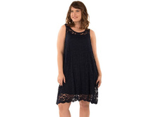 Juniors' Plus Size Wallflower Lace Swing Dress   $18.99