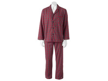 Men's Hanes Classics Plaid Pajama Set   $30.00